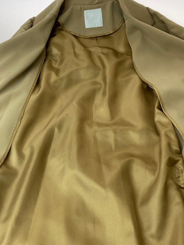 【中古品】【レディース】 CIROI LONG COAT 317010012006 シロイ バックレース切替ロングコート 169-241121-yn-30-min サイズ：F カラー：ベージュ 万代Net店