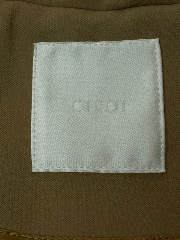 【中古品】【レディース】 CIROI シロイ 317010012006 バックレース切替ロングコート アウター 169-241121-yn-30-min サイズ：F カラー：ベージュ 万代Net店