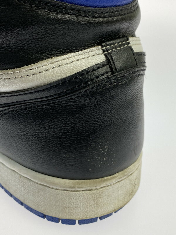 【現状渡し品】【メンズ/レディース】 NIKE ナイキ 555088-041 AIR JORDAN 1 RETRO HIGH OG 靴 シューズ スニーカー 160-231119-ab-35-min サイズ：26.0cm カラー：ブルー/ブラック/ホワイト 万代Net店