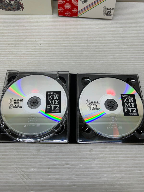 【中古品】 BEST of Kis-My-Ft2 CD3枚組+DVD 初回盤B キスマイ ベストアルバム アイドル ミュージック 音楽 013-250929-em-35-min 万代Net店