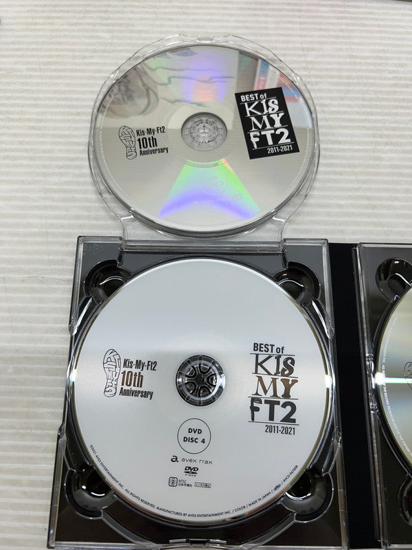 【中古品】 BEST of Kis-My-Ft2 CD3枚組+DVD 初回盤B キスマイ ベストアルバム アイドル ミュージック 音楽 013-250929-em-35-min 万代Net店