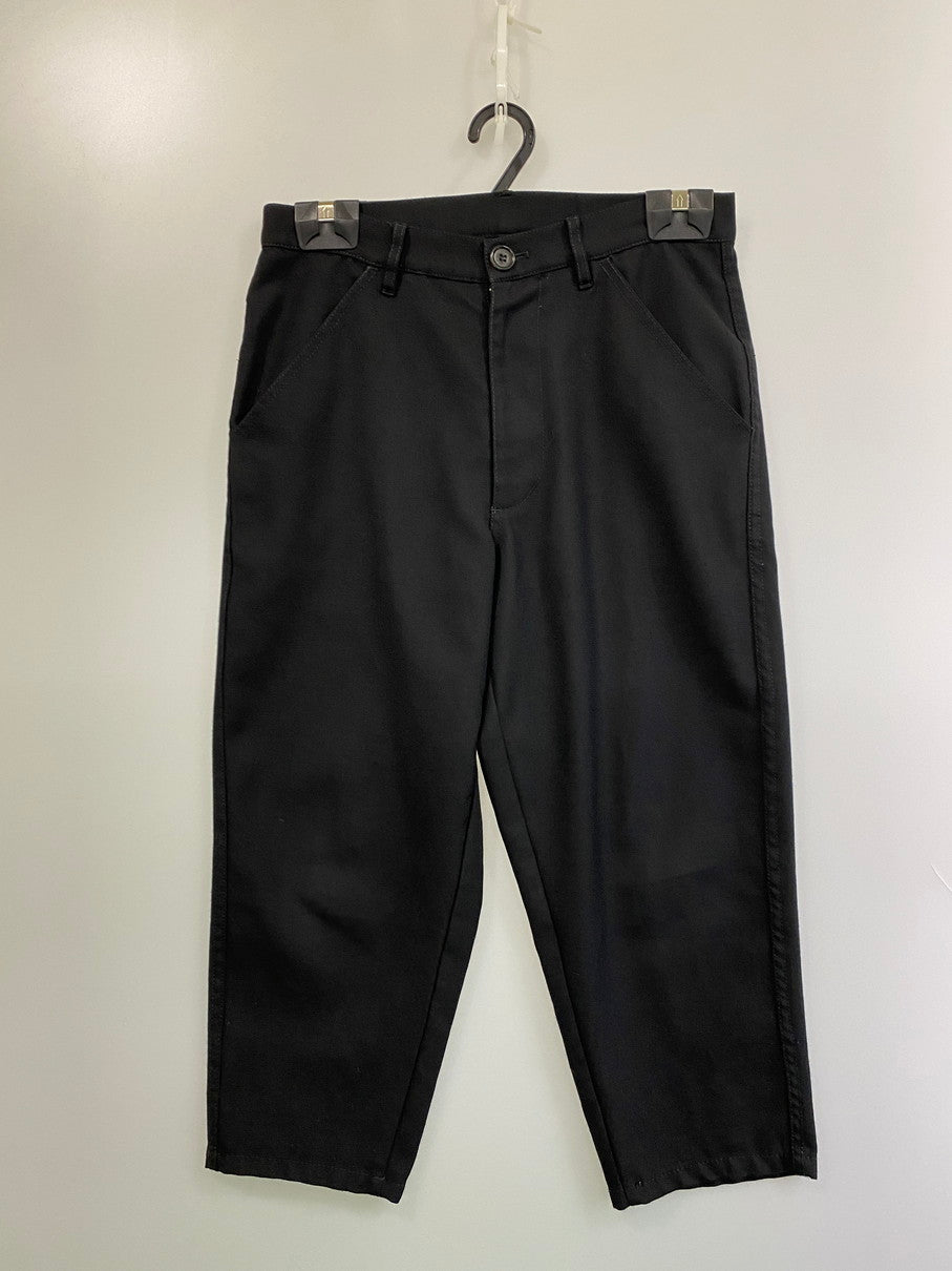 【現状渡し品】【メンズ】 COMME DES GARCONS SHIRT コムデギャルソンシャツ W20073 WOOL PANTS ウール スラックス パンツ ボトムス 151-251007-kk-27-min サイズ：XS カラー：ブラック 万代Net店