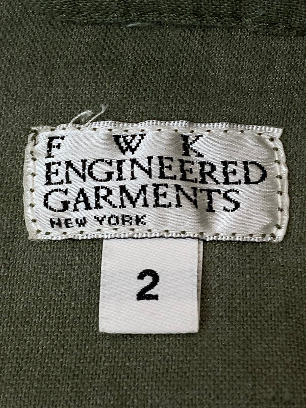 【中古品】【レディース】 FWK by engineered garments エフダブリューケーエンジニアードガーメンツ COMBI SUIT コンビスーツ つなぎ 168-241121-yn-29-min サイズ：2 カラー：オリーブグリーン 万代Net店
