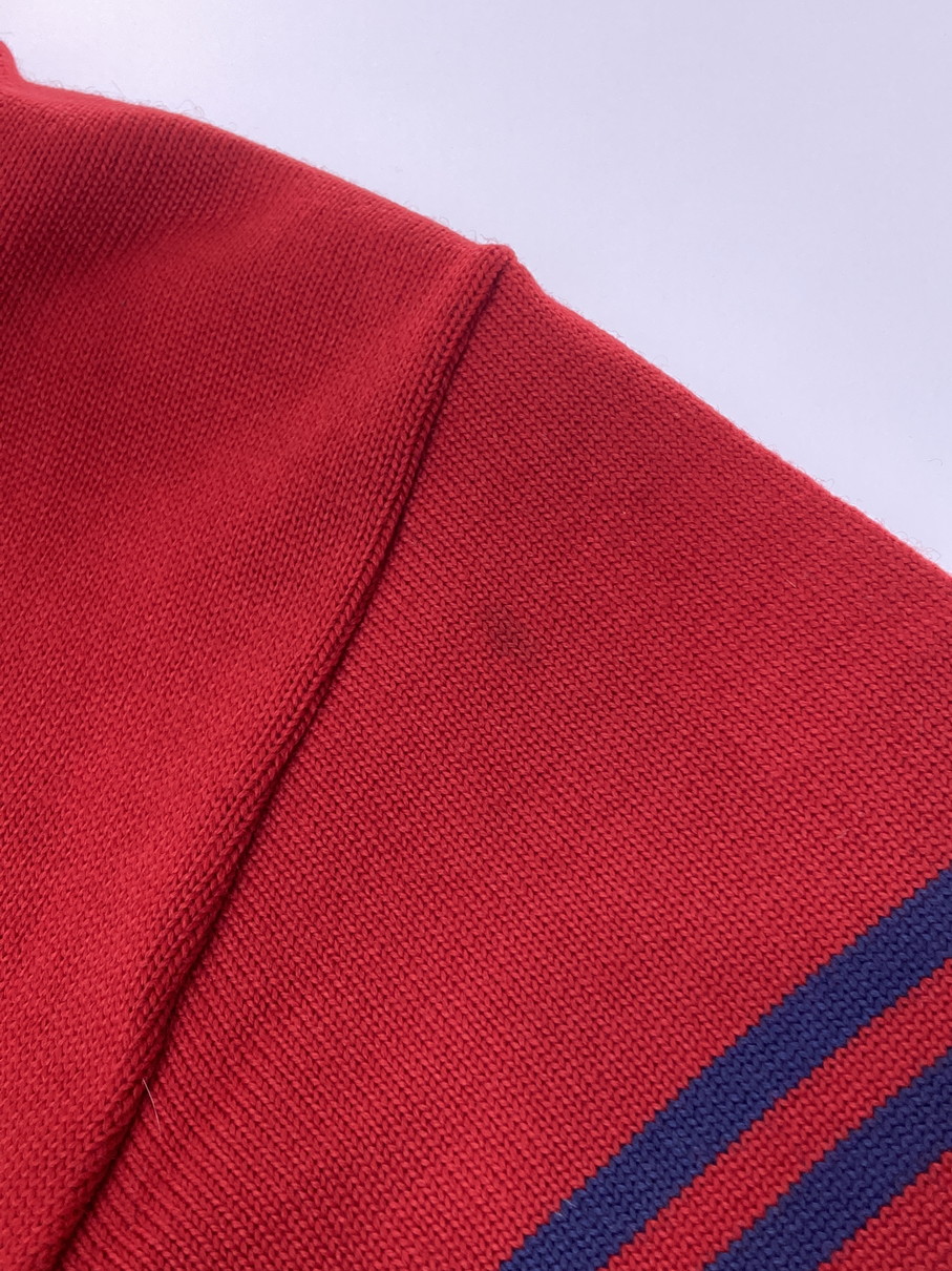 【中古品】【メンズ】 DEHEN ディーエン 50'S CARDIGAN カーディガン ヴィンテージ 146-250928-AS-24-min サイズ：下記参照 カラー：レッド 万代Net店