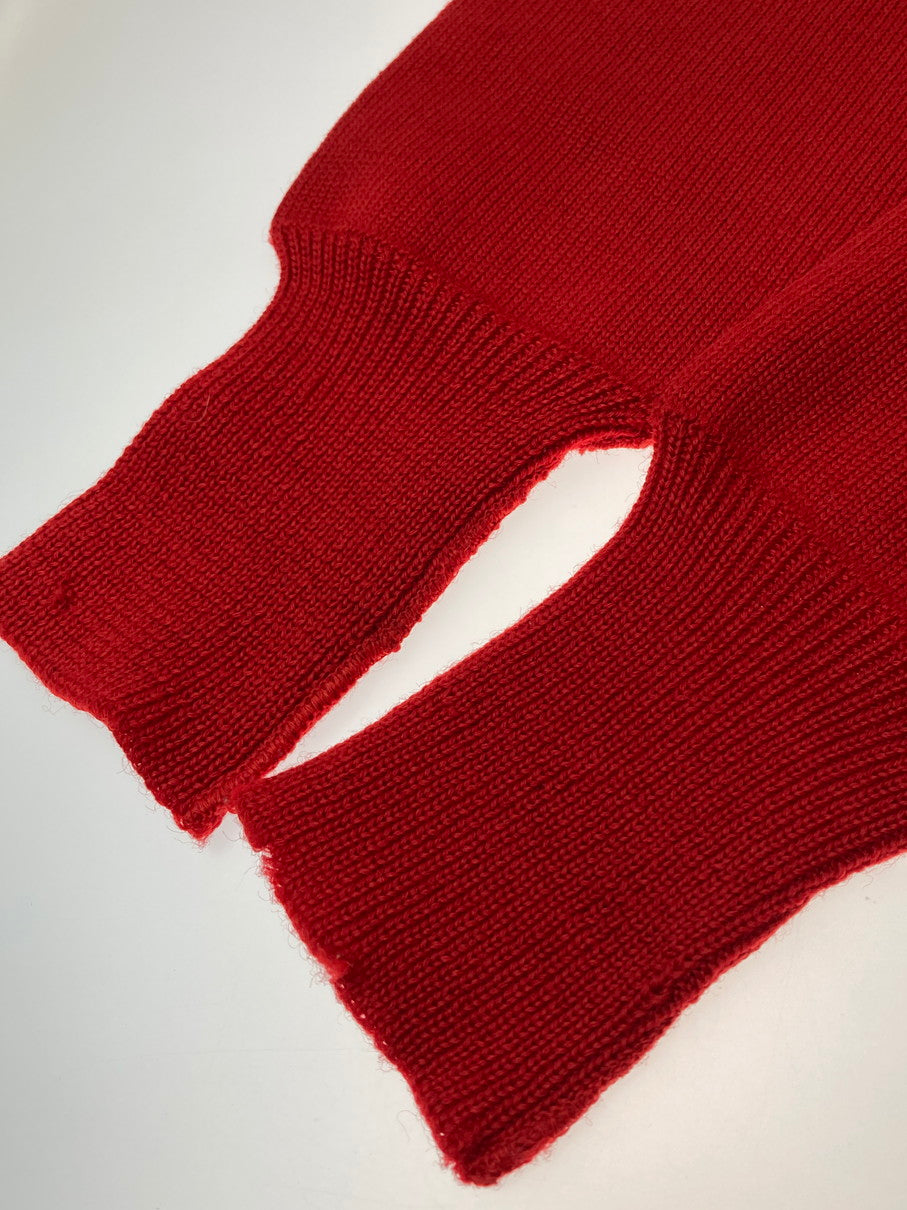 【中古品】【メンズ】 DEHEN ディーエン 50'S CARDIGAN カーディガン ヴィンテージ 146-250928-AS-24-min サイズ：下記参照 カラー：レッド 万代Net店