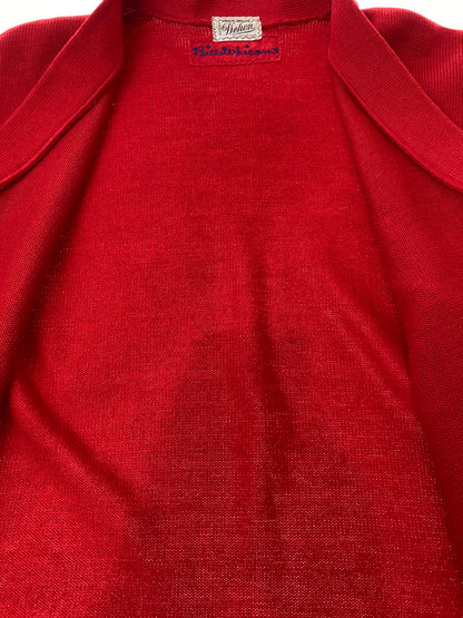 【中古品】【メンズ】 DEHEN ディーエン 50'S CARDIGAN カーディガン ヴィンテージ 146-250928-AS-24-min サイズ：下記参照 カラー：レッド 万代Net店