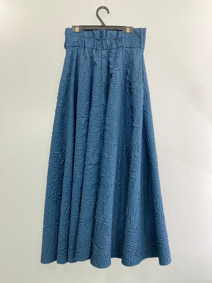 【中古品】【レディース】 HARE ハレ SKIRT HAL05042TM 23SS フクレジャガードタックスカート ボトムス 171-240808-yn-22-min サイズ：F カラー：ブルー系 万代Net店