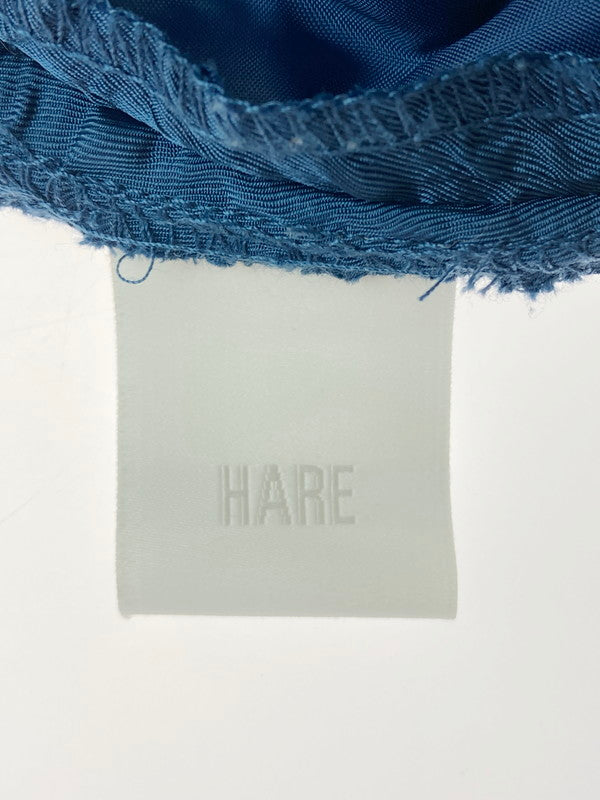 【中古品】【レディース】 HARE ハレ SKIRT HAL05042TM 23SS フクレジャガードタックスカート ボトムス 171-240808-yn-22-min サイズ：F カラー：ブルー系 万代Net店