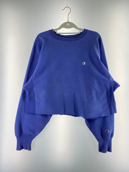 【中古品】【レディース】 Champion チャンピオン 90’S REVERSEWEAVE SWEATSHIRT スウェット トップス 170-240814-ks-09-min サイズ：サイズ不明 カラー：パープル系 万代Net店