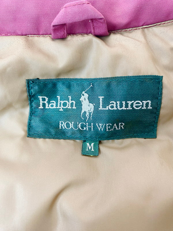 【中古品】【レディース】 RALPH LAUREN ラルフローレン ROUGH WEAR DOWN JACKET ダウンジャケット アウター 169-240725-ks-04-min サイズ：M カラー：レッド系 万代Net店