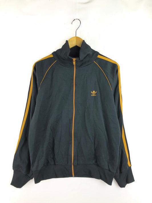 【現状渡し品】【メンズ】 adidas アディダス 80's TRACK JACKET BLACK 80年代 トラックジャケット ライトアウター ヴィンテージ デサントタグ 146-251119-rt-18-tag サイズ：不明 カラー：ブラック 万代Net店