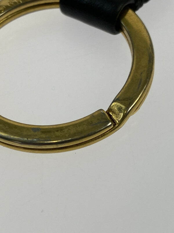 【中古品】【メンズ/レディース】 VERSACE ヴェルサーチ キーホルダー キーリング アクセサリー メデューサ 182-231007-ab-09-min カラー：ブラック/ゴールド 万代Net店