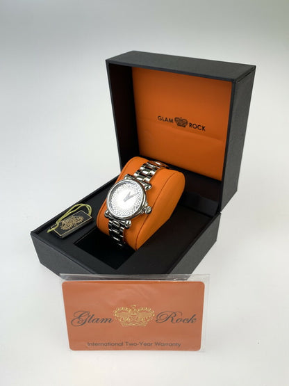 【LIFTる。景品】【中古品】【レディース】GLAM ROCK QUARTZ WRIST WATCH GR28054 グラムロック クォーツ リストウォッチ 腕時計 197-230204-kk-41-min カラー：シルバー 万代Net店