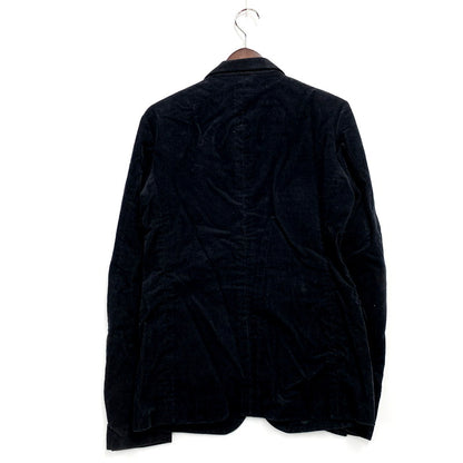 【中古品】【メンズ】 wjk ダブルジェイケイ CORDUROY TAILORED JACKET コーデュロイ テーラードジャケット アウター 長袖 140-240824-ma-01-izu サイズ：M カラー：黒 万代Net店