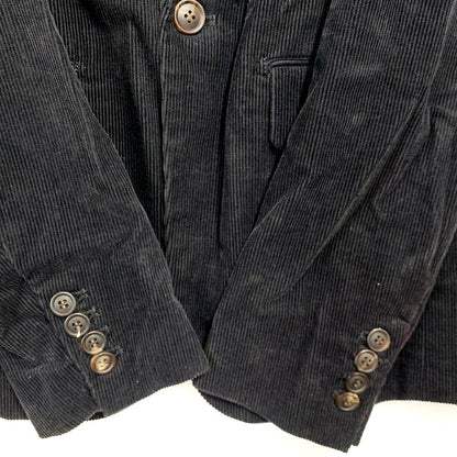 【中古品】【メンズ】 wjk ダブルジェイケイ CORDUROY TAILORED JACKET コーデュロイ テーラードジャケット アウター 長袖 140-240824-ma-01-izu サイズ：M カラー：黒 万代Net店