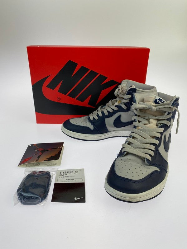 【中古品】【レディース】 NIKE ナイキ AIR JORDAN 1 HIGH 85 GEORGETOWN BQ4422-400 エア ジョーダン 1 ハイ 85 ジョージタウン スニーカー 靴 167-260726-kk-04-hon カラー：COLLEGE NAVY/SUMMIT WHITE 万代Net店