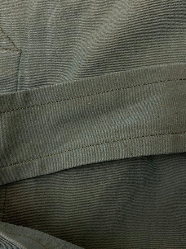 【中古品】【メンズ】 SCYE BASICS サイベーシックス トレンチコート ジャケット アウター 141-231227-ab-42-min サイズ：36 カラー：カーキ 万代Net店