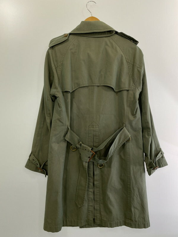 【中古品】【メンズ】 SCYE BASICS サイベーシックス トレンチコート ジャケット アウター 141-231227-ab-42-min サイズ：36 カラー：カーキ 万代Net店