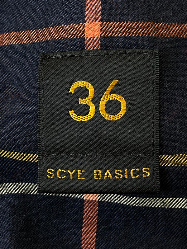 【中古品】【メンズ】 SCYE BASICS サイベーシックス トレンチコート ジャケット アウター 141-231227-ab-42-min サイズ：36 カラー：カーキ 万代Net店