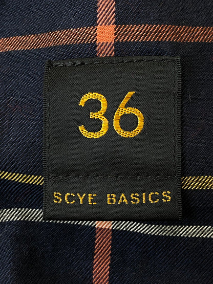 【中古品】【メンズ】 SCYE BASICS サイベーシックス トレンチコート ジャケット アウター 141-231227-ab-42-min サイズ：36 カラー：カーキ 万代Net店