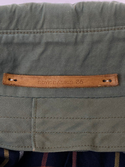 【中古品】【メンズ】 SCYE BASICS サイベーシックス トレンチコート ジャケット アウター 141-231227-ab-42-min サイズ：36 カラー：カーキ 万代Net店