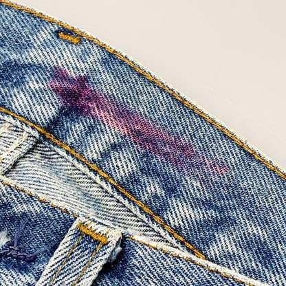 【中古品】【メンズ】 Levi's リーバイス 80's 501 DENIM PANTS デニムパンツ 刻印524 エルパソ工場製 ボタンフライ 157-240616-hi-10-izu カラー：ライトインディゴ 万代Net店