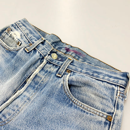 【中古品】【メンズ】 Levi's リーバイス 80's 501 DENIM PANTS デニムパンツ 刻印524 エルパソ工場製 ボタンフライ 157-240616-hi-10-izu カラー：ライトインディゴ 万代Net店