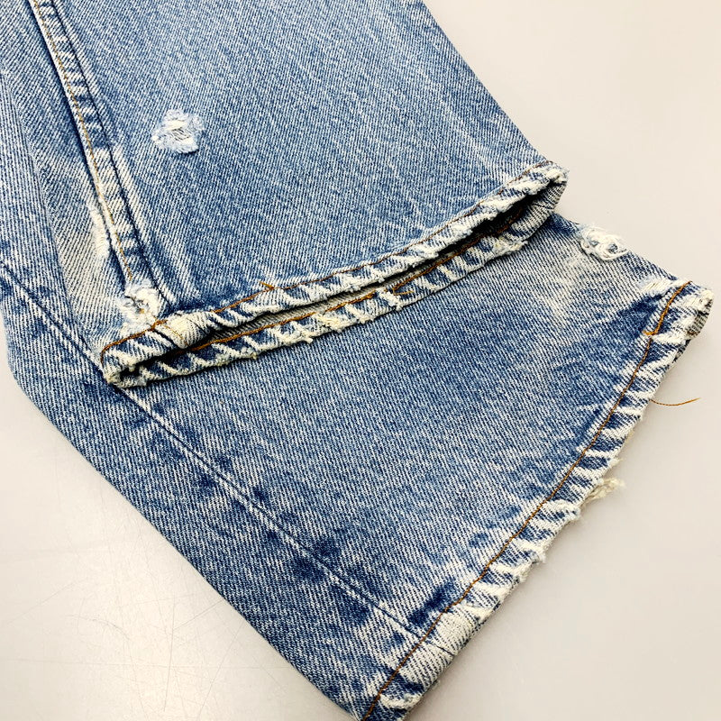 【中古品】【メンズ】 Levi's リーバイス 80's 501 DENIM PANTS デニムパンツ 刻印524 エルパソ工場製 ボタンフライ 157-240616-hi-10-izu カラー：ライトインディゴ 万代Net店