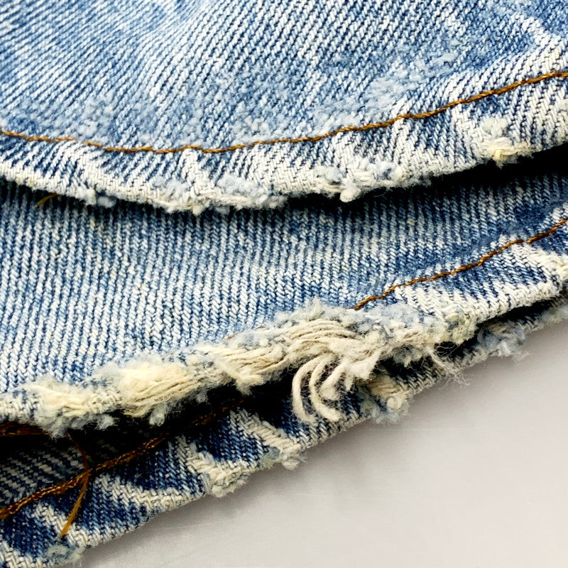 【中古品】【メンズ】 Levi's リーバイス 80's 501 DENIM PANTS デニムパンツ 刻印524 エルパソ工場製 ボタンフライ 157-240616-hi-10-izu カラー：ライトインディゴ 万代Net店