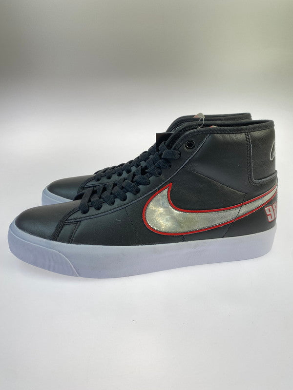 【中古美品】【メンズ】 NIKE SB ナイキエスビー GRANT TAYLOR グランド・テイラー BLAZER MID PRO GTFN4182-001 ブレーザー ミッド スニーカー 160-250424-jt-13-min サイズ：US 9 27.0cm カラー：BLACK/METALLIC 万代Net店