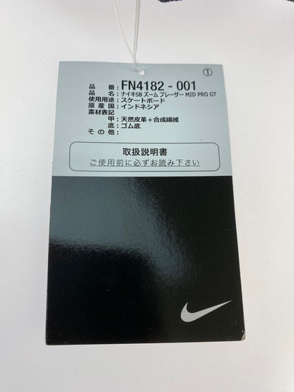 【中古美品】【メンズ】 NIKE SB ナイキエスビー GRANT TAYLOR グランド・テイラー BLAZER MID PRO GTFN4182-001 ブレーザー ミッド スニーカー 160-250424-jt-13-min サイズ：US 9 27.0cm カラー：BLACK/METALLIC 万代Net店