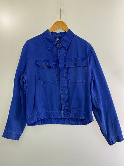 【中古】【メンズ】  EURO VINTAGE FRENCH WORK JACKET ユーロヴィンテージ フレンチ ワークジャケット アウター 146-240806-yn-13-min カラー：ブルー 万代Net店