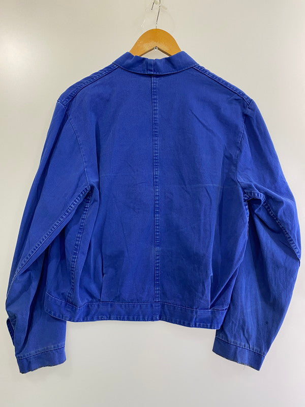 【中古】【メンズ】  EURO VINTAGE FRENCH WORK JACKET ユーロヴィンテージ フレンチ ワークジャケット アウター 146-240806-yn-13-min カラー：ブルー 万代Net店