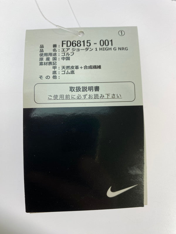 【中古美品】【メンズ】 NIKE ナイキ FD6815-001 AIR JORDAN 1 HIGH G NRG 靴 シューズ スニーカー SNEAKERS 160-250423-ks-55-min サイズ：27cm カラー：シルバー 万代Net店