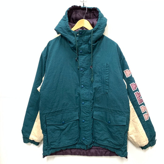 【中古品】【メンズ】 FILA フィラ PUFFER JACKET 中綿ジャケット アウター ブランド 古着 146-250224-gm-02-fuz サイズ：S カラー：グリーン 万代Net店