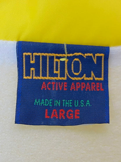【現状渡し品】【メンズ】 HILTON ヒルトン USA製 80S STP COACHES JACKET コーチズジャケット 146-251220-zi-07-min サイズ：L カラー：イエロー 万代Net店