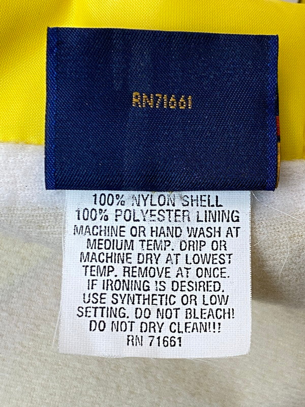 【現状渡し品】【メンズ】 HILTON ヒルトン USA製 80S STP COACHES JACKET コーチズジャケット 146-251220-zi-07-min サイズ：L カラー：イエロー 万代Net店