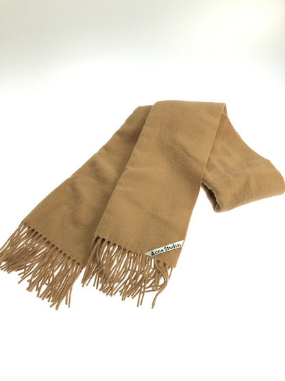 【中古品】【メンズ】 ACNE STUDIOS アクネストゥディオズ FRINGE WOOL SCARF フリンジウールスカーフ 服飾雑貨 マフラー 187-230108-kk-39-min カラー：ベージュ系 万代Net店