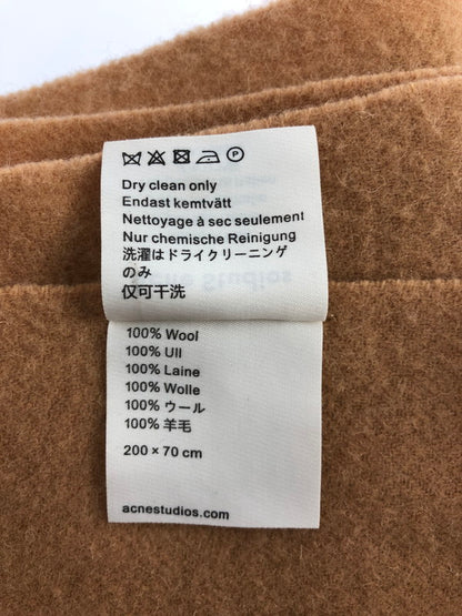 【中古品】【メンズ】 ACNE STUDIOS アクネストゥディオズ FRINGE WOOL SCARF フリンジウールスカーフ 服飾雑貨 マフラー 187-230108-kk-39-min カラー：ベージュ系 万代Net店