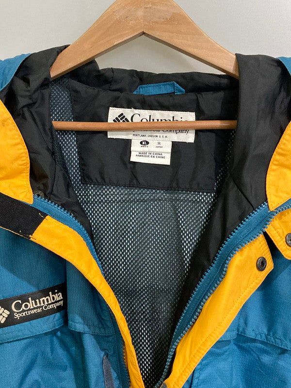 【中古品】【メンズ】 Columbia コロンビア SM7620 MOUNTAIN PARKA マウンテンパーカー 144-241013-cn-19-min サイズ：XL  日本表記：3L カラー：ネイビー ブラック系 万代Net店