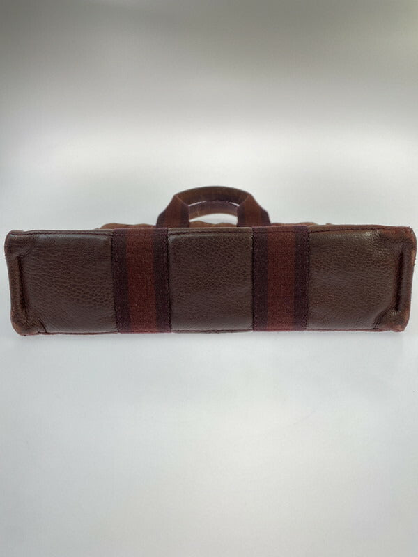 【LIFTる。景品】【中古品】【メンズ/レディース】 HERMES エルメス HAND BAG フールトゥPM ハーフレザー ハンドバッグ 180-231209-ab-22-min カラー：ボルドー 万代Net店