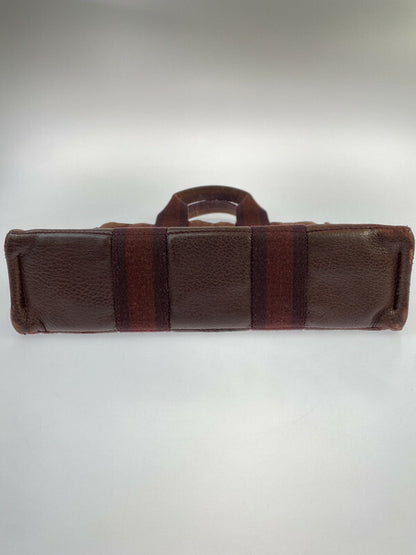 【LIFTる。景品】【中古品】【メンズ/レディース】 HERMES エルメス HAND BAG フールトゥPM ハーフレザー ハンドバッグ 180-231209-ab-22-min カラー：ボルドー 万代Net店