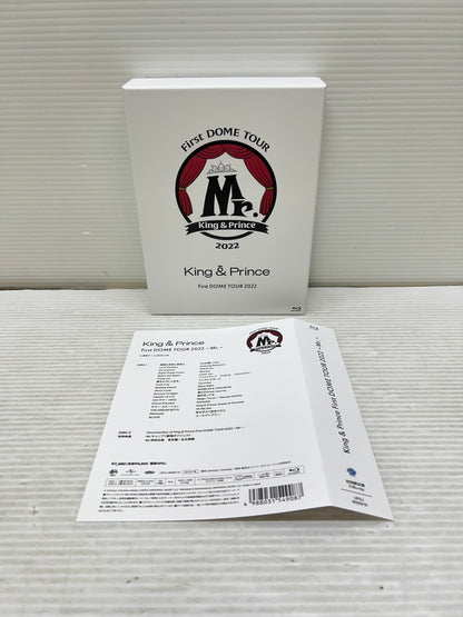 【中古品】 【メーカー特典あり】King & Prince First DOME TOUR 2022 Mr. 初回限定盤 2枚組 特典:フォトカード A6サイズ Blu-ray 010-250929-em-33-min 万代Net店