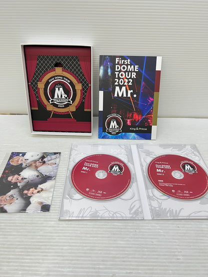 【中古品】 【メーカー特典あり】King & Prince First DOME TOUR 2022 Mr. 初回限定盤 2枚組 特典:フォトカード A6サイズ Blu-ray 010-250929-em-33-min 万代Net店