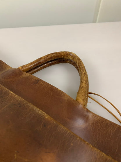 【現状渡し品】【メンズ】 2WAYレザーブリーフケース 鞄 バッグ 188-250111-AS-1-min カラー：ブラウン 万代Net店