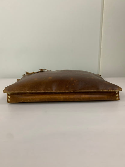 【現状渡し品】【メンズ】 ノーブランド 2WAYレザーブリーフケース 鞄 バッグ 188-250111-AS-1-min カラー：ブラウン 万代Net店