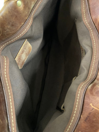 【現状渡し品】【メンズ】 2WAYレザーブリーフケース 鞄 バッグ 188-250111-AS-1-min カラー：ブラウン 万代Net店