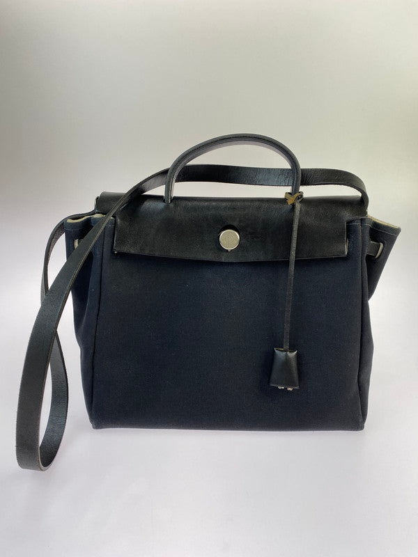 【中古品】【メンズ/レディース】 HERMES エルメス □D刻印 2000年製 エールバッグPM 鞄 180-240809-ks-3-min カラー：ブラック  万代Net店