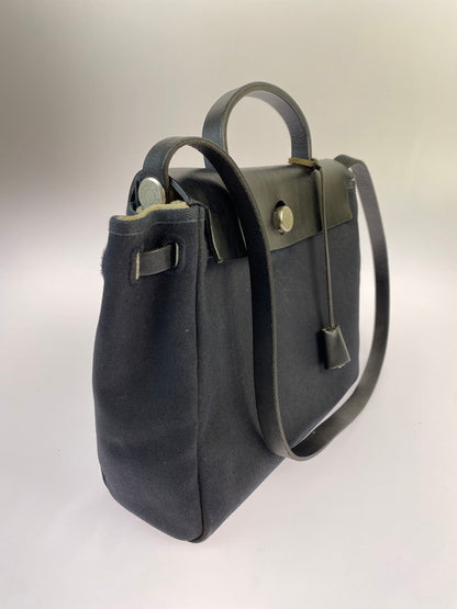 【中古品】【メンズ/レディース】 HERMES エルメス □D刻印 2000年製 エールバッグPM 鞄 180-240809-ks-3-min カラー：ブラック  万代Net店