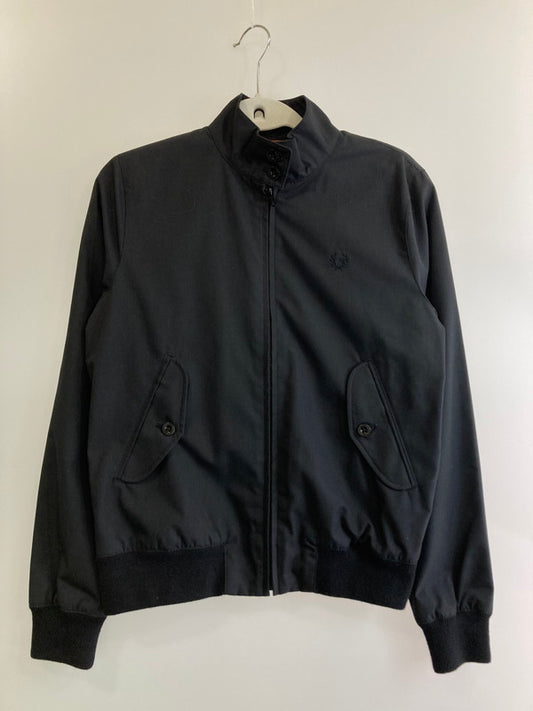 【中古品】【レディース】 FRED PERRY フレッドペリー J7412 REISSUES LADY'S HARRINGTON JACKET 英国製 ジャケット アウター 169-240731-ks-19-min サイズ：8 カラー：ブラック 万代Net店